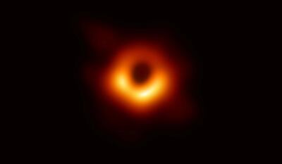The first photo of a black hole, captured by the Event Horizon Telescope. Reuters