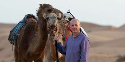 Author Mark Evans followed in the footsteps of Bertram Thomas by crossing the Empty Quarter. Courtesy Mark Evans