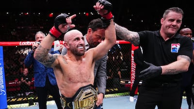 Alexander Volkanovski will defend his UFC featherweight title against Mosvar Evloev at UFC 333 in Abu Dhabi this October. Photo: Zuffa
