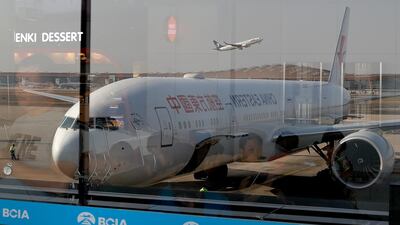 A China Eastern Airlines' Boeing 777 passenger plane at the Beijing Capital International Airport in Beijing, which is set to become the world's busiest airport. Andy Wong/AP