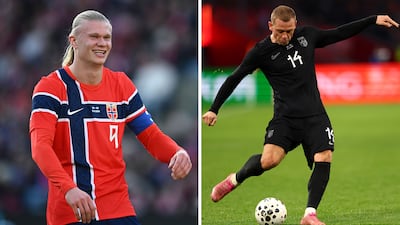 Norway's World Cup kits. Getty Images