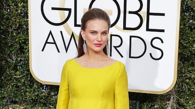 Natalie Portman, in Prada, arrives for the 74th annual Golden Globe Awards at the Beverly Hilton Hotel in Beverly Hills, California, on January 8, 2017. EPA