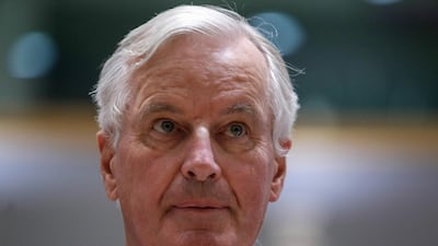 Michel Barnier said he was sad the UK was leaving the European Union. AFP