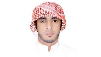 N B, a 23-year-old Emirati, was found dead in a car that fell from the second rest area on Jebel Hafeet in Al Ain this month. Courtesy Al Ittihad