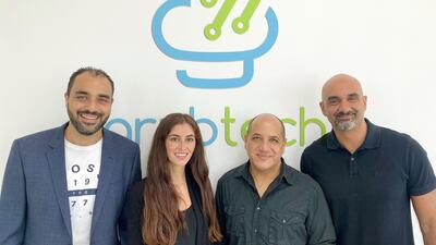 Grubtech team - the company was founded by Mohamed Al Fayed and Mohammed Hammedi. Courtesy: Grubtech