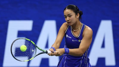 Alexandra Eala reached the third round of the US Open in New York and is now ranked 18th in the world. AFP