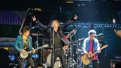 The Rolling Stones. Rosland Rahman / AFP