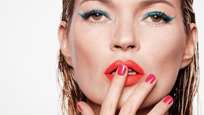 Kate Moss for Kate Bright Lipstick in fuchsia, shade #036. Courtesy Rimmel