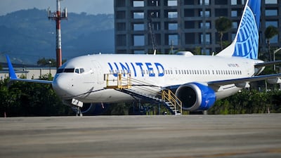 A United Airline Boeing jet on the tarmac. Reuters