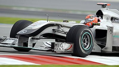 Schumacher, in action above, and Frentzen, below, have been friends since childhood.