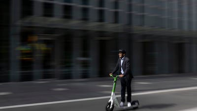 A report recommends tightening regulations to boost safety levels for E-scooter users on UK roads. Getty Images