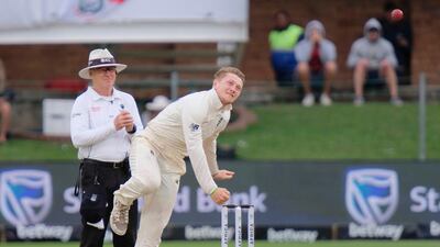 England's Dominic Bess. AP