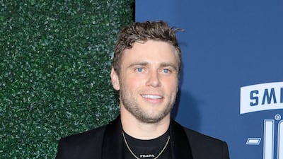 Former freestyle skier Gus Kenworthy during the premiere '80 For Brady' in California. EPA