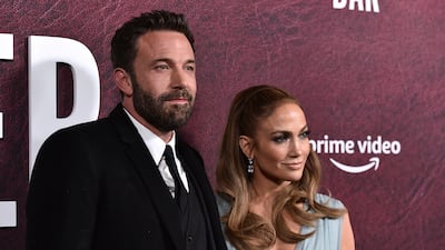 Actor Ben Affleck and Jennifer Lopez at the premiere of The Tender Bar at the TCL Chinese Theatre in Los Angeles. Invision / AP
