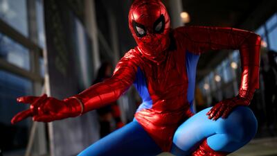 A cosplayer dressed as Spider-Man during Vienna Comic Con. Lisi Niesner / Reuters