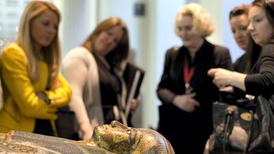 Mummy of Tamut, from around 900BC, is in the British Museum in London. AP / Rex