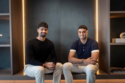 Hasan Sarwar, right, chief executive of Peekabox, and his brother Omair founded the company together. Antonie Robertson / The National