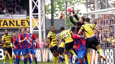 PALACE RATINGS: Jack Butland – 6. A return in between the goalposts for Butland, and while he had very little to do, he nearly gifted a goal to Watford when he failed to notice King before rolling out a ball to his defenders. PA