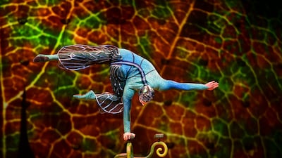 Acclaimed circus company Cirque du Soleil is set to return to Abu Dhabi with a new show. Khushnum Bhandari / The National