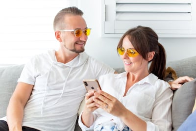 Red light therapy is being increasingly used in management of elderly care and sports injuries as at-home personal health treatments become more popular in 2025. Andy and Katie Mant's company Bon Charge is expanding from blue light glasses to red light therapy devices to use at home. Photo: Bon Charge