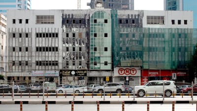 A building in King Faisal Street being renovated. Photo / Ammar Al Attar
