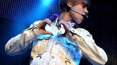 The teen pop phenomen Justin Bieber who is set to play Dubai.