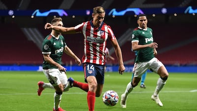 Marcos Llorente of Atletico Madrid, up £22.8m to £41.05m. Getty