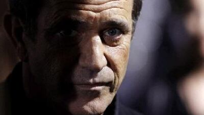 Mel Gibson has been dropped from a promised cameo role. Matt Saykes / AP Photo