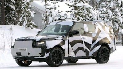 The new Range Rover. Lehmann Photo-Syndication.