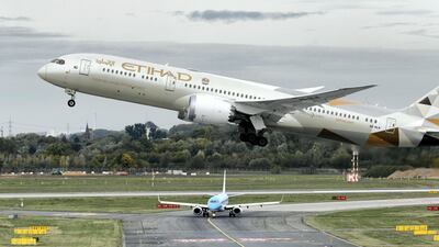 Etihad has been operating a number of special passenger and cargo flights after stopping scheduled services in March. AFP
