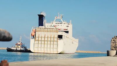 The UAE's Hamdan ship has carried 7,000 tonnes of supplies to support relief efforts in Gaza. Wam