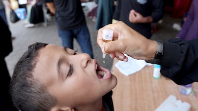 US funding for vaccination programmes has been slashed. Reuters