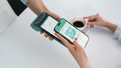 The First Iraqi Bank's growth has increasingly been driven by one of the simplest digital tools: QR payment. Photo: FIB