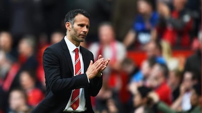 Ryan Giggs, the Manchester United interim manager, walks off the pitch after his team's 1-0 loss in the Premier League match against Sunderland at Old Trafford on May 3, 2014. Shaun Botterill / Getty Images