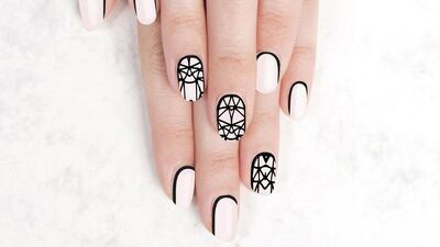 Nail art is available at the Art Bar at the new TNS in Mall of the Emirates. Courtesy of The Nail Spa