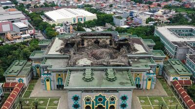 The Jakarta Islamic Centre opened to the public in 2003. EPA