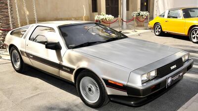 A 1980 Delorean at the Emirates Classic Car Festival 2013. Courtesy Emaar Properties