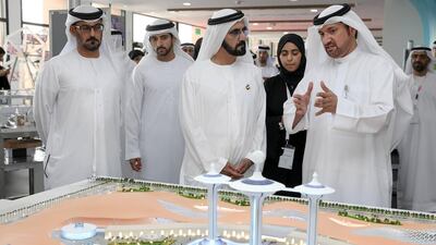 The Vice President and Ruler of Dubai unveiled a plaque at the park, described as a-first-of-its-kind research hub and student innovation incubator. Wam