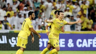 Al Wasl forward Fabio De Lima has scored 80 times in 97 UAE top-flight appearances since moving to the Emirates in 2014. Chris Whiteoak / The National
