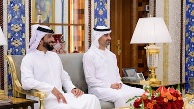 The meeting was attended by Sheikh Hamdan bin Mohamed and Sheikh Mohammed bin Hamad, Adviser for Special Affairs at the Ministry of Presidential Court