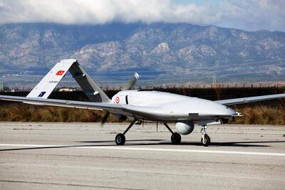 A Turkish military drone was delivered to northern Cyprus amid growing tensions over Turkey's deal with Libya that extended its claims to the gas-rich eastern Mediterranean. AFP