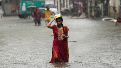 The heavy rains come amid a monsoon that is covering the country this week. AP Photo