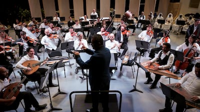 The UAE National Orchestra’s 70 full-time musicians and 30 choir members were selected from more than 3,200 applicants during a global audition process. Photo: UAE National Orchestra
