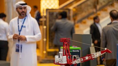 Participants at the Make it Adnoc Forum held at Emirates Palace Hotel in Abu Dhabi on Sunday. Ryan Lim for The National