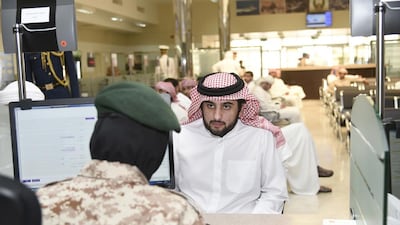 Sheikh Ahmed bin Mohammed Al Maktoum completes registration to enrol for national service. Wam