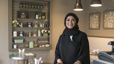 Ibtisam Al Suwaidi is taking cafe culture in a new direction with her business in Ajman. Antonie Robertson / The National
