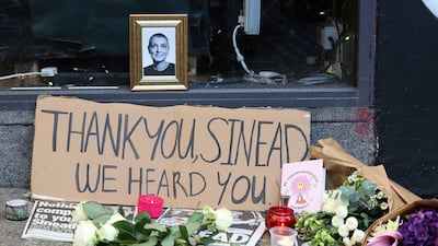 Tributes to Sinead O'Connor at the Irish Rock 'n' Roll Museum in the Temple Bar area of Dublin after the singer's death at the age of 56. All photos: PA