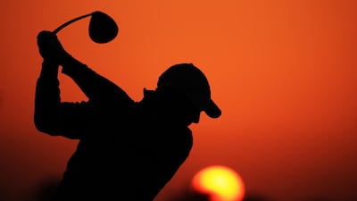 Northern Irish golfer Rory McIlroy on the driving range prior to the pro-am ahead of the Abu Dhabi HSBC Championship on Wednesday, January 20. Getty