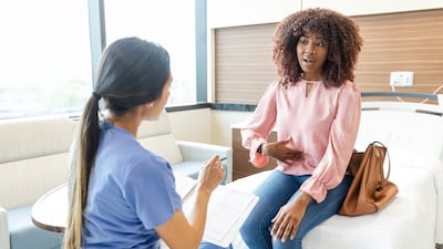 Polyendocrine metabolic ovarian syndrome (PMOS) has no single definitive test to diagnose it, with risks extending beyond the female reproductive system. Getty Images