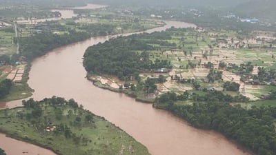 Streams, lakes, rivers and rivulets were flowing above the danger mark.